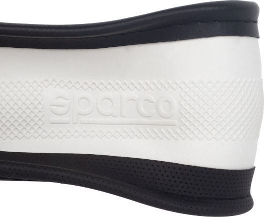 Sparco Κάλυμμα Τιμονιού Αυτοκινήτου D-type Συνθετικό Μαύρο με Μαύρη Ραφή