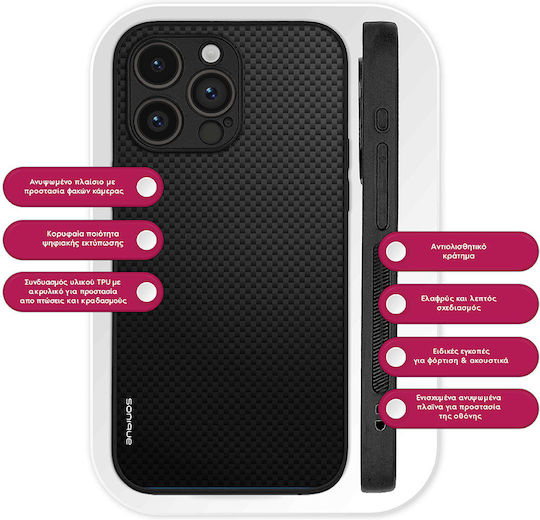 Калъф Sonique Carbon Series Xiaomi Xiaomi 17 Pro 5g Черен 01