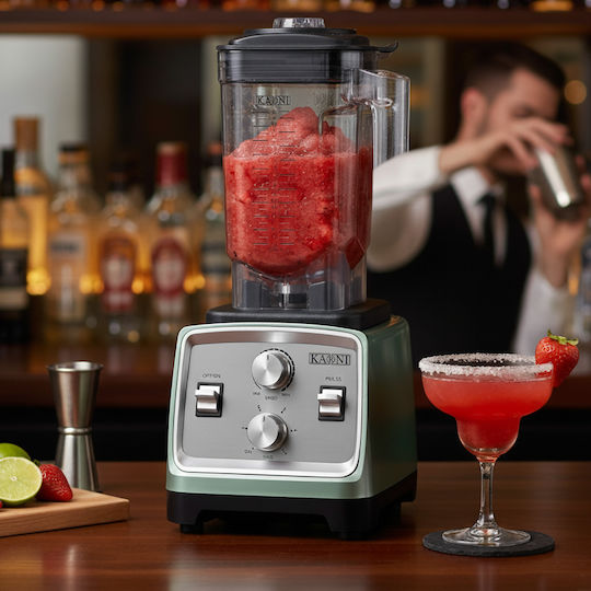 Επαγγελματικό Μπλέντερ Karni KAN800 2kw Turbo Βεραμάν Χρώμα 2Lt με Έξτρα Κανάτα