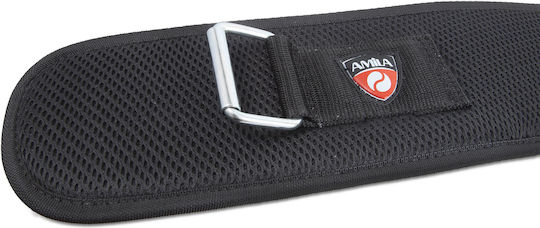 Amila Weight Lifting Belt Special Stays Support Amila M 44327-18 Black