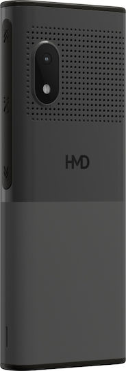 HMD 150 Music Dual SIM Мобилен Телефон с Бутони (Меню на Английски Език) Черен