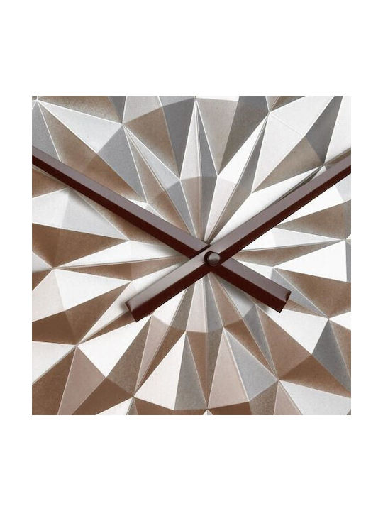 TFA Diamond Ρολόι Τοίχου Πλαστικό Γκρι Ø44.5cm