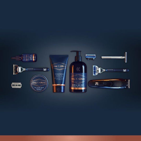 Gillette King Ξυριστική Μηχανή Προσώπου Επαναφορτιζόμενη