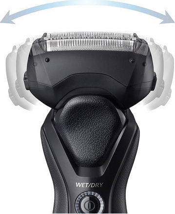 Panasonic Men's 3-Blade Wet & Dry Electric Shaver ES-RT37 Περιστρεφόμενη Ξυριστική Μηχανή Προσώπου Επαναφορτιζόμενη