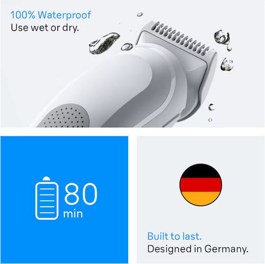 Braun Series 3 BG3500 Ξυριστική Μηχανή Σώματος Επαναφορτιζόμενη