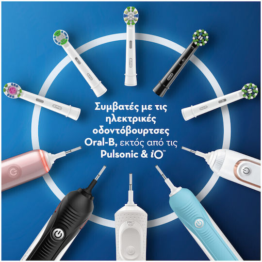 Oral-B Precision Clean CleanMaximiser Electric Toothbrush Replacement Heads Value Pack 4pcs