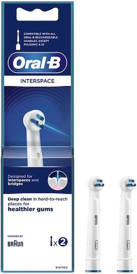 Oral-B Interspace Electric Toothbrush Replacement Heads for 853893 2pcs