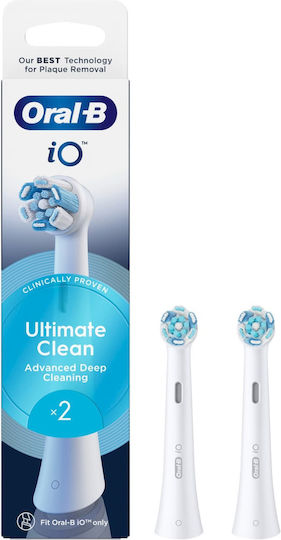 Oral-B iO Ultimate Clean Electric Toothbrush Replacement Heads for 2 Pieces