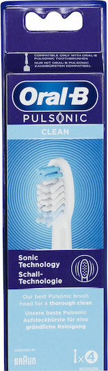 Oral-B Pulsonic Clean Electric Toothbrush Replacement Heads Value Pack 852544 4pcs