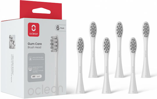 OClean Gum Care Extra Soft Replacement Heads for P1S12 Quantity 6