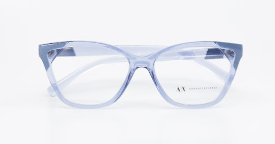 Armani Exchange Γυναικείος Κοκκάλινος Σκελετός Γυαλιών Μπλε AX3059 8286