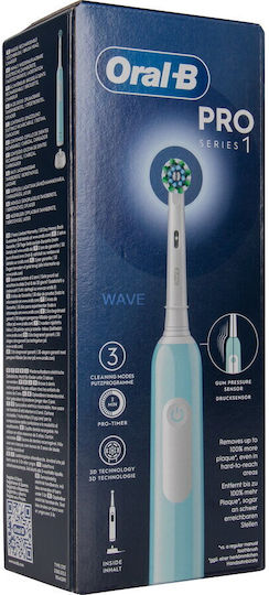 Oral-B Pro Series 1 Electric Toothbrush with Timer and Pressure Sensor Blue