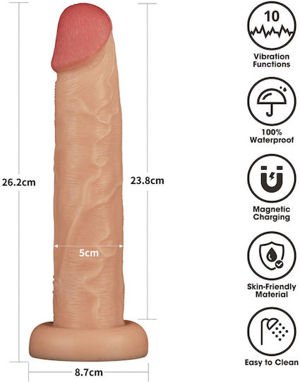 Lovetoy Power Basics Realistischer Vibrator Flesh