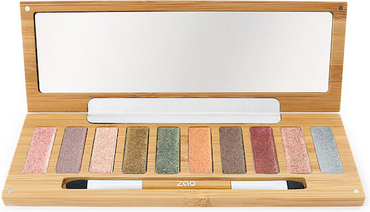 Zao Organic Makeup Pearly Eye Shadow in Solid Form 102 Pink Beige 1.3gr