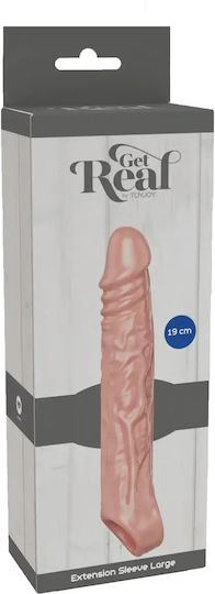 Get Real Προέκταση Πέους Διάφανη 19cm