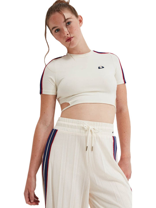 Sartoria Maldonado Γυναικείο Crop T-shirt Λευκό