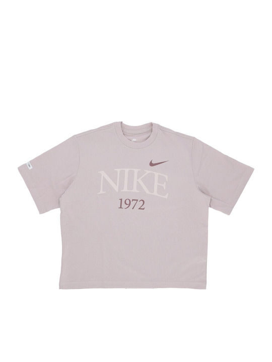 Nsw Classic Boxy Tshirt Γυναικείο Αθλητικό T-shirt Λιλά