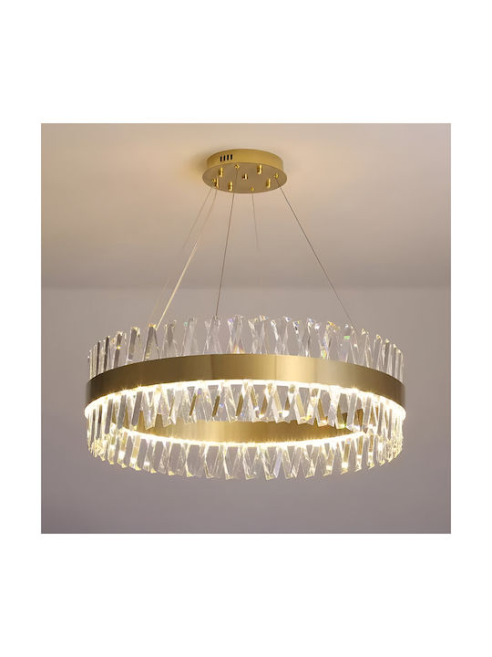 Alista Home Reglabil Lustră Auriu cu cristale
