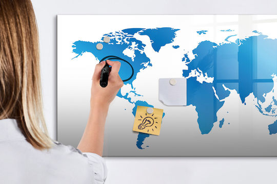 Tulup Magnetic Tablă marker Agățat 120x60cm