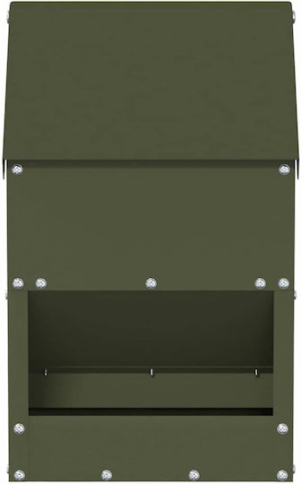 Vidaxl Ταΐστρα Κοτόπουλων Ελιά Πράσινη 21 X 16 X 33 Εκ