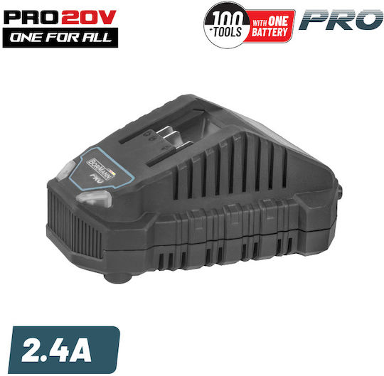 Bormann Pro Φορτιστής Μπαταριών Εργαλείου 20V Λιθίου BBP2001