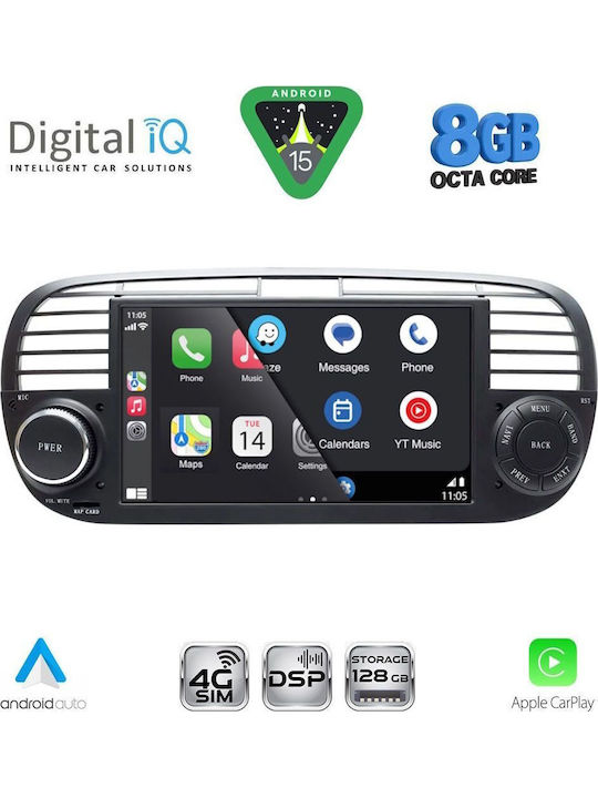 Digital IQ Автомобилна Аудио Система (Блутут/USB/WiFi/GPS/Apple-Carplay/Android-Auto)