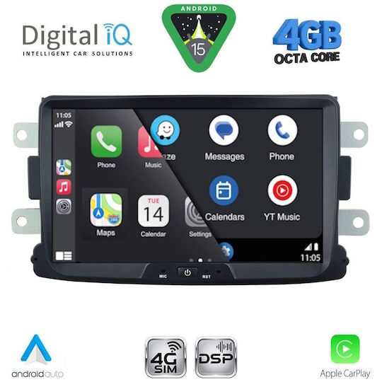 Digital IQ Car Audio System for BMW Series 5 (E39) 1998-2005 (Bluetooth/USB/WiFi/GPS/Apple-Carplay/Android-Auto)