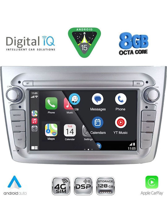 Digital IQ Автомобилна Аудио Система (Блутут/USB/WiFi/GPS/Apple-Carplay/Android-Auto)