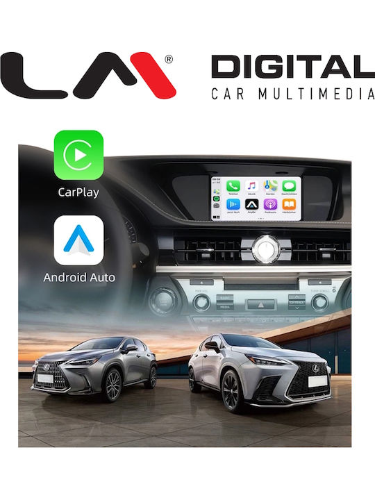 LM Digital Auto-Audiosystem Für Lexus ES UX NX RX Bluetooth USB Eingebautes Wi-Fi GPS Apple CarPlay Android Auto