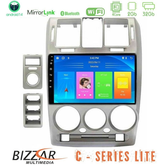 Auto-Audiosystem Für Hyundai Getz 2002-2009 Bluetooth USB AUX Eingebautes Wi-Fi GPS Apple CarPlay Android Auto Mit 9 Zoll Touchscreen
