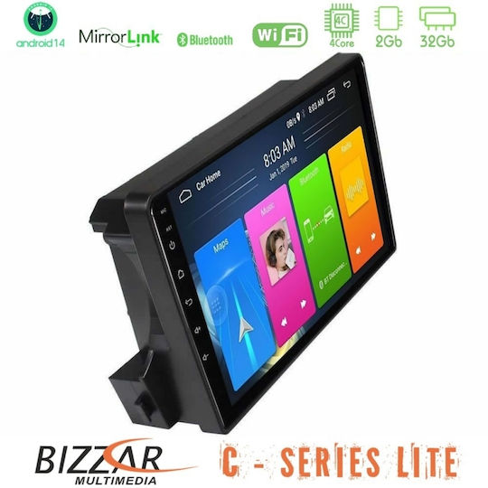 Bizzar Car Audio System for SsangYong Actyon / Kyron 2005-2014 Bluetooth USB AUX Wi-Fi GPS Apple CarPlay Android Auto with 9 Inch Touch Screen