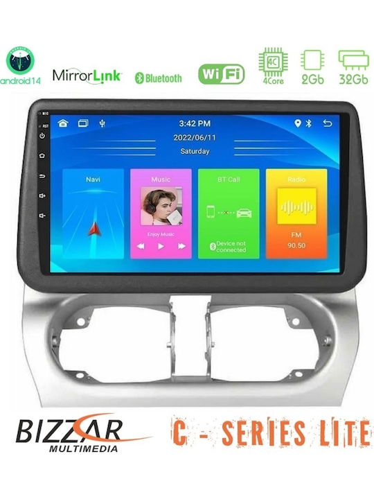 Bizzar Car Audio System for Opel Corsa / Combo 2002-2011 (Bluetooth/USB/AUX/WiFi/GPS/Apple-Carplay/Android-Auto) with Touch Screen 9"