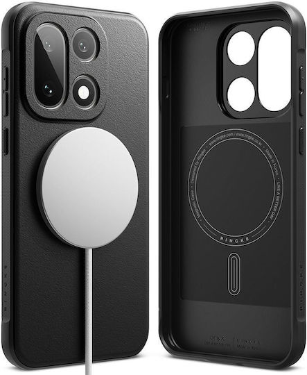 Ringke Magnetic Umschlag Rückseite Silikon / Kunststoff 1.2mm Schwarz (OnePlus 15)