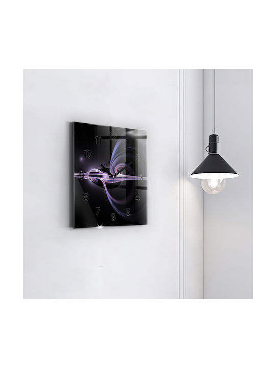 Tulup Silent Wall Clock Purple Ø30cm