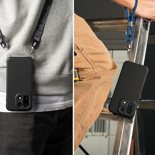 Ringke Magnetic Umschlag Rückseite Silikon / Kunststoff 1.2mm Schwarz (OnePlus 15)