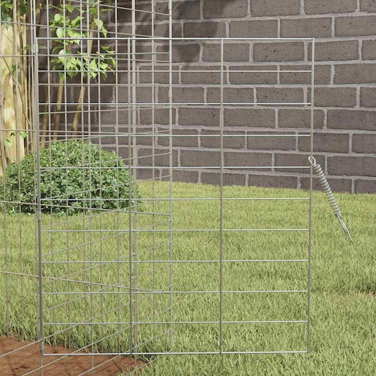 vidaXL 42019232 Cușcă din Oțel Galvanizat pentru iepuri 400bucx78bucx78buccm.