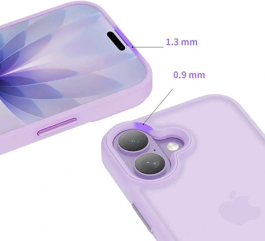 Tech-Protect Magmat Back Cover Silicone / Plastic Purple (iPhone 17)