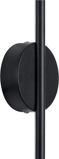 VenCore Modern Lamp Wall with Integrated LED and Adjustable White Light Black