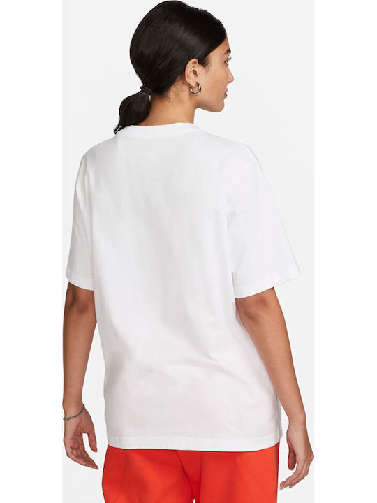 Sportswear Damen Sportlich T-Shirt Weiß