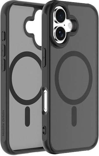 Mobile Origin Задна корица Силикон 1.5мм Черен (iPhone 16)