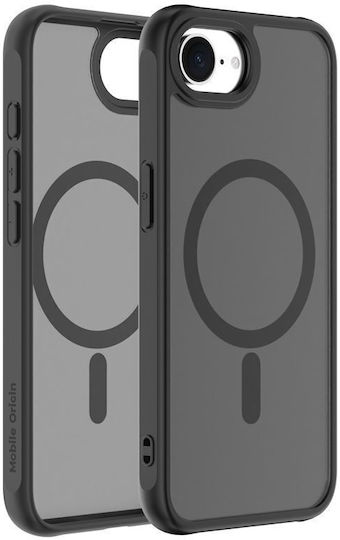Mobile Origin Задна Корицa Силикон 1.5мм Черен (iPhone 17e / 16e)