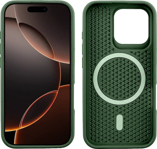 Idol 1991 Air Back Cover Silicon Verde (iPhone 16 Pro)