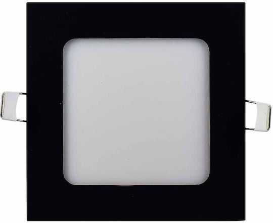 Vivalux Platz Vertieft LED Panel 6W mit Natürliches Weiß Licht 4000K