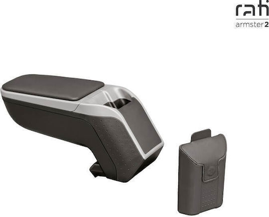 Rati Armster Car PU Armrest Universal Silver