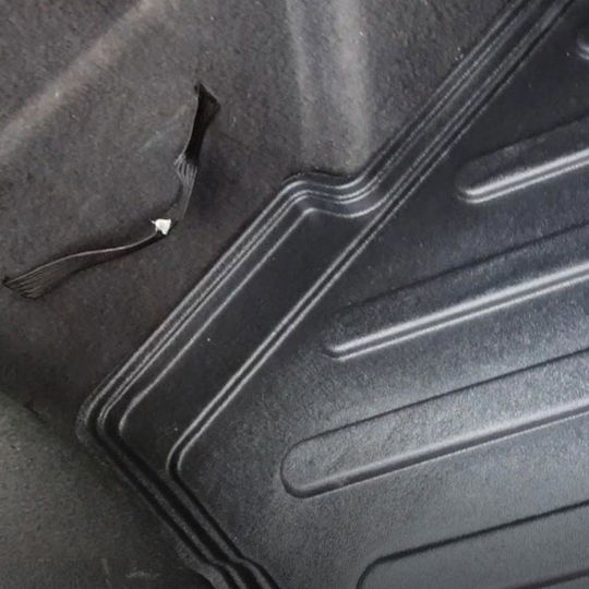Umbrella Kofferraummatten 1Stück aus Gummi für Seat Tarraco Ford Kante 2018 Schwarz