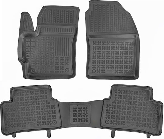 Rubber Car Mats Rezaw Plast Toyota Corolla E210 2024+ Hatchback Raised Sides Type Set 3 Pieces
