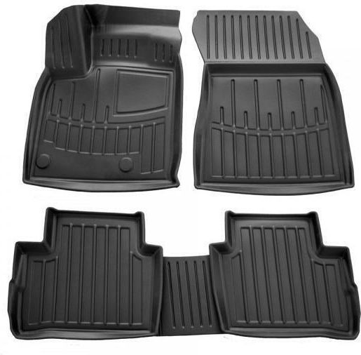 Race Axion Set of Front and Rear Mats 5pcs Tray Type for Nissan Qashqai 2021 Black