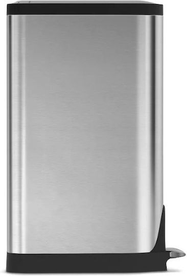 Simplehuman Металик Контейнер За отпадъци с педал 30лт Инокс