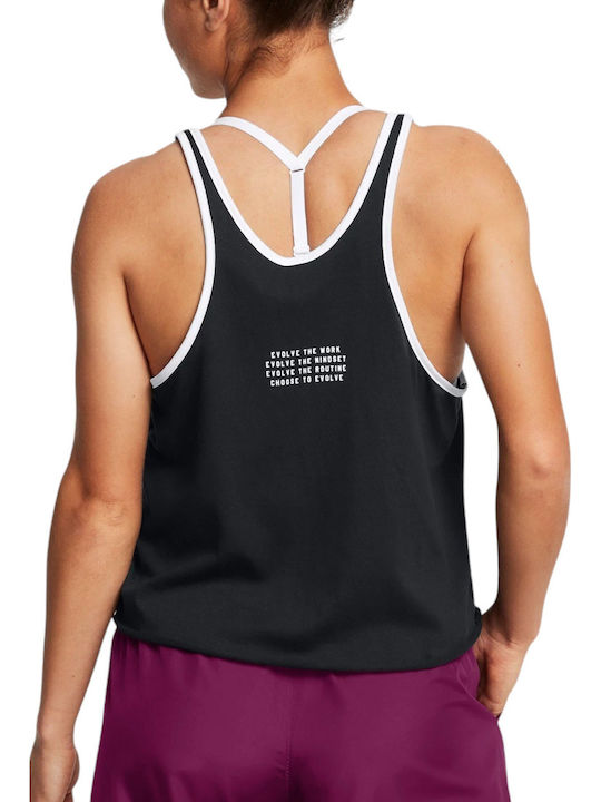 Project Rock Bluza Damă Sport Fără Mâneci Neagră