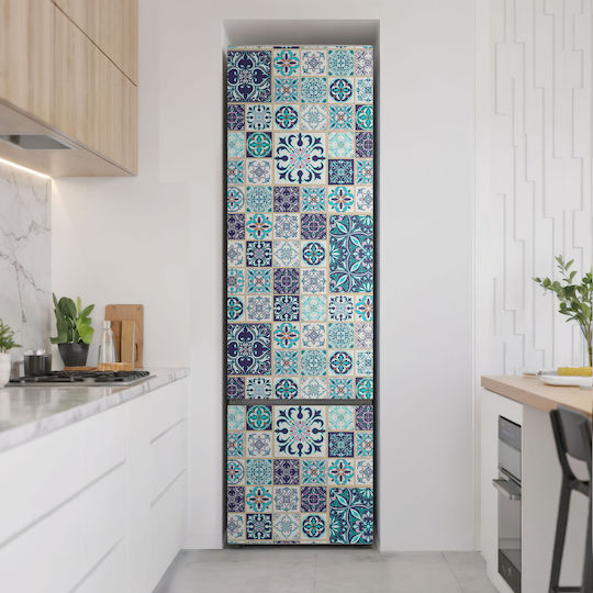 Magnetic Refrigerator Cover Decorative Mosaic Pattern Tiles 60x250 Cm